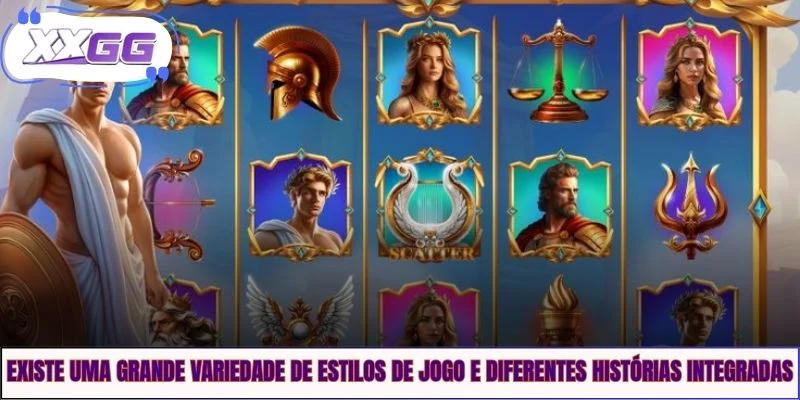 Existe uma grande variedade de estilos de jogo e diferentes histórias integradas