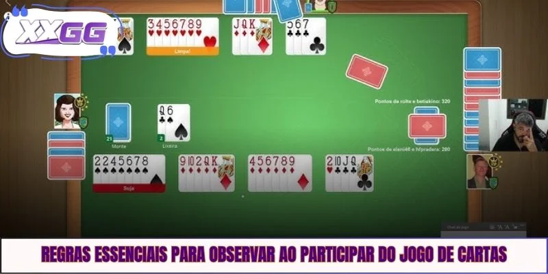 Regras essenciais para observar ao participar do jogo de cartas